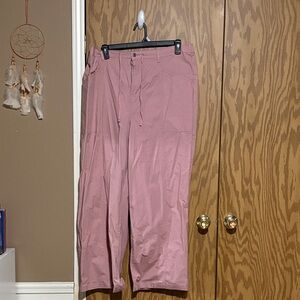No Boundaries Women's Pink Wide Leg Pants